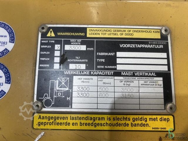 Gabelstapler Caterpillar GP 35 K