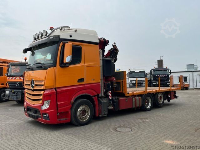 LKW mit Pritsche (offen) MERCEDES-BENZ Actros neu 2558 L 6x2 Pritsche Kran Fassi 445 45