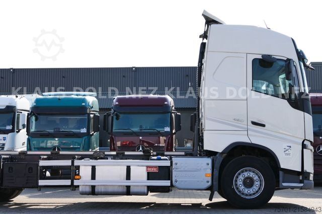 Swap body truck VOLVO FH 460 Globetotter BDF 2XL-Tanks Vollluft Euro 6