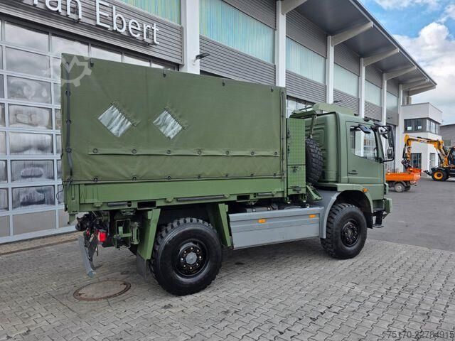 Sliding tarpaulin Mercedes-Benz Atego 1018 A 4x4 Pritsche Plane mehrfach vorh.