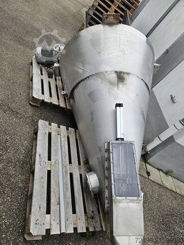 V-Mischer 600 Liter Edelstahl Nauta MBX-6R