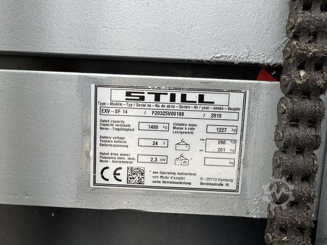 Elektrischer Hochhubwagen Still VS-22686, Hubhöhe 5016 mm STILL EXV SF 14