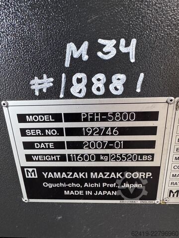 Vertikales Bearbeitungszentrum Mazak PFH-5800
