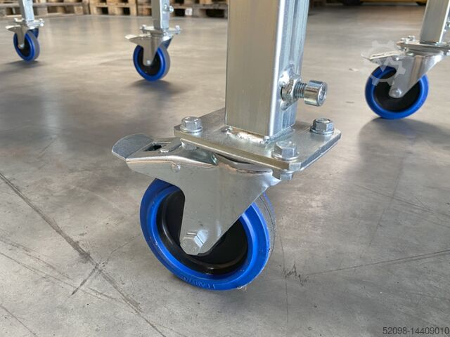 Scissor roller conveyor - L: 3.9 - 9.6 m TAF 1000001360, FB: 600 mm