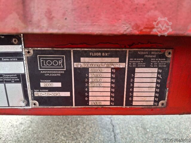 Loading platform with walls FLOOR FLO-18-30K1