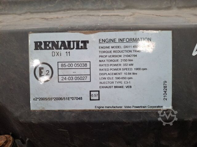 Motor RENAULT DXI11-450HP