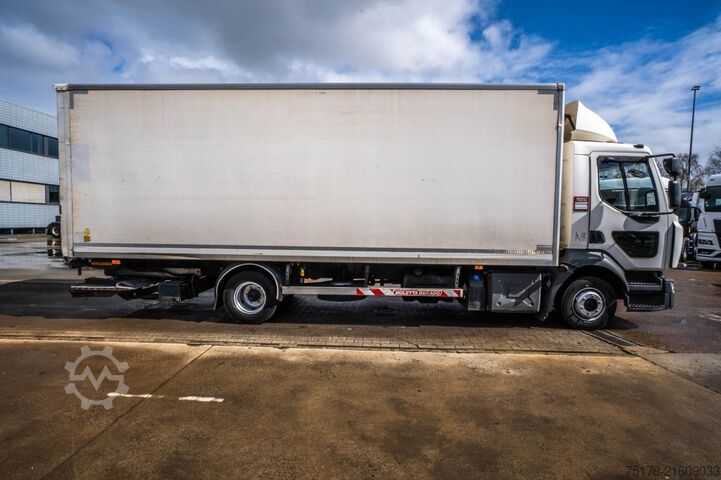 Box body RENAULT D12 210C DXI + DHOLLANDIA