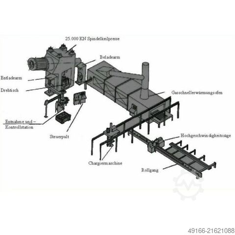 Forging press LASCO SKP 2500