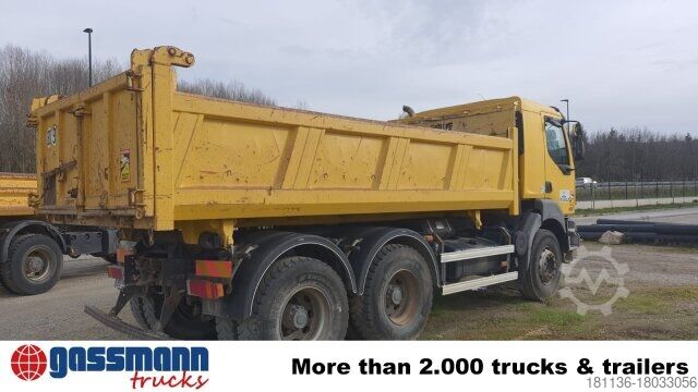 Tipper truck Renault Kerax 380.26 6x4, Bordmatik links