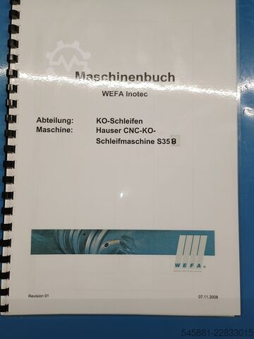 Koordinatenschleifmaschine HAUSER S 35-400-B