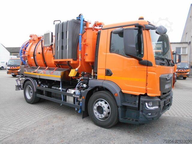 Saugwagen MAN TGM 18.320 4x2 BL / Faros 10,5