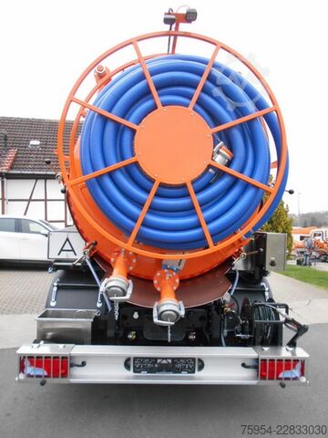 Saugwagen MAN TGM 18.320 4x2 BL / Faros 10,5