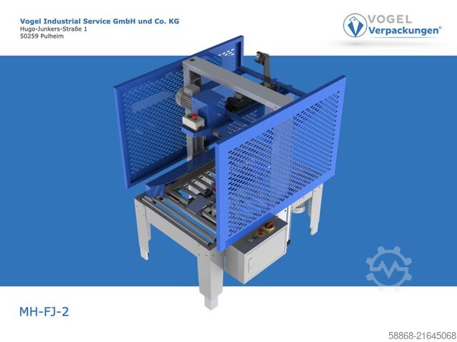 Carton sealing machine Kartonverschließer für versch. Größen MH-FJ-2 automatische Kartonanpassung