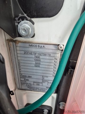 Transporter mit Koffer IVECO Eurocargo ML75E21/P LBW 3 Sitze Klima