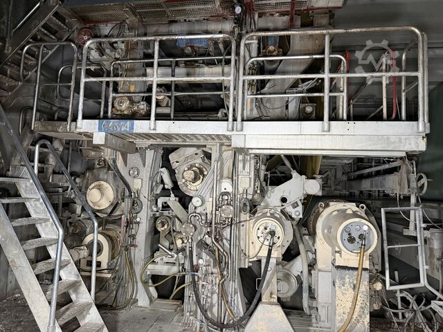 Paper machine Escher Wyss / Voith / Andritz / PAMA Paper Machine PM 5 / Complete Paper Mill