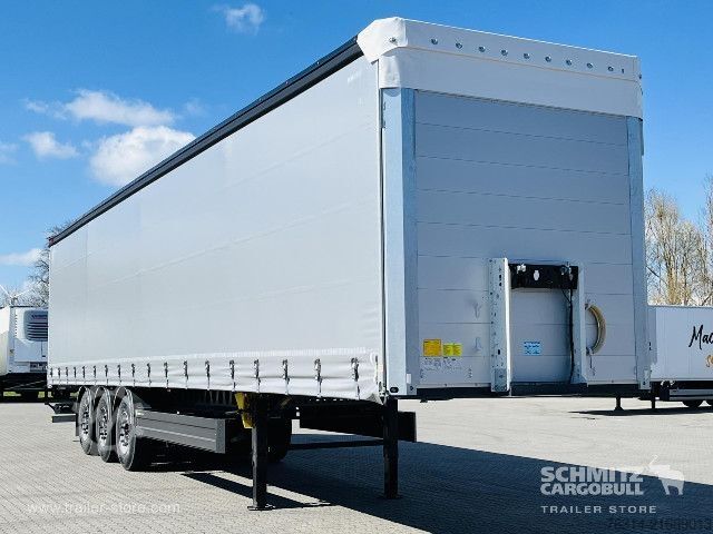 Auflieger mit Pritsche & Plane Berger Curtainsider Standard Getränke