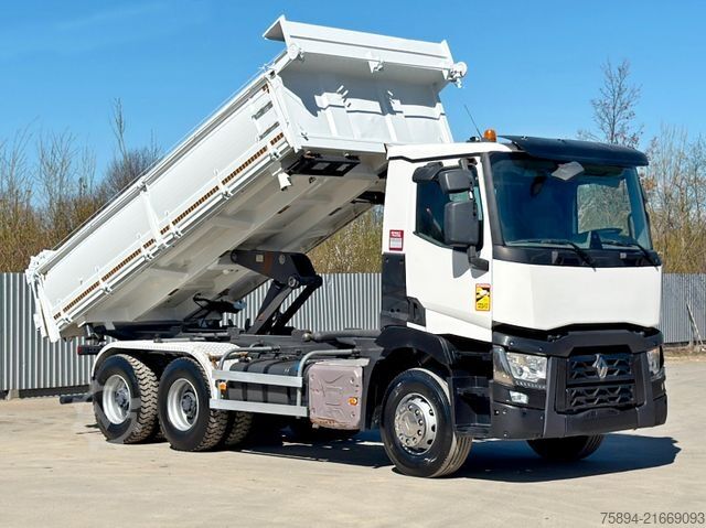 Kipper LKW RENAULT C 430 KIPPER 5,30 m + BORDMATIC / 6x4 * TOP