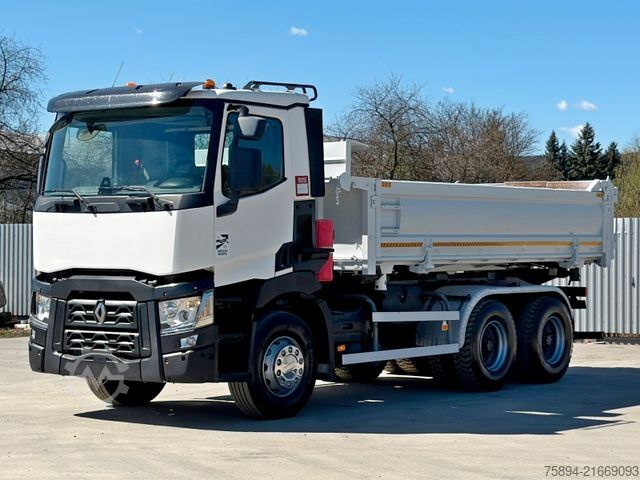 Kipper LKW RENAULT C 430 KIPPER 5,30 m + BORDMATIC / 6x4 * TOP