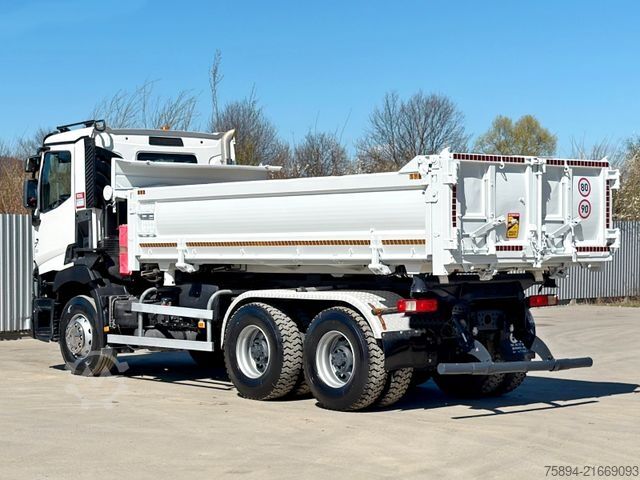 Kipper LKW RENAULT C 430 KIPPER 5,30 m + BORDMATIC / 6x4 * TOP