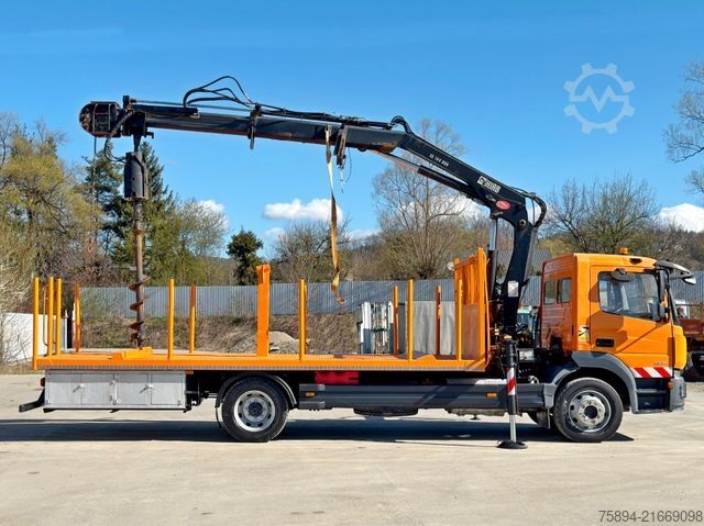 Autokran MERCEDES-BENZ ATEGO 1324 * HIAB 144 B - DUO + Bohrgerät * TOP