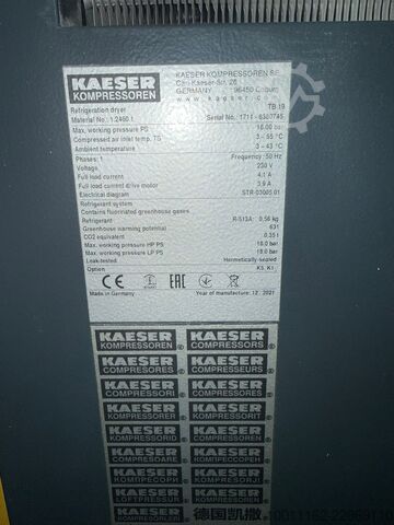 Screw compressor Compressor(s) Kaeser SIGMA 15