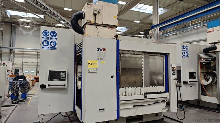 2-Spindle 4-axis machining center SW BA 600-2