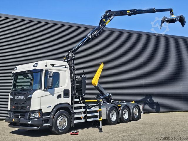 Hook arm system Scania G460 XT 8x4/4 / PALFINGER EPSILON + CONTAINER S...