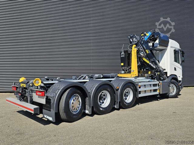 Hook arm system Scania G460 XT 8x4/4 / PALFINGER EPSILON + CONTAINER S...