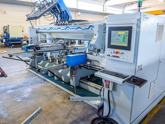 Multi-spindle drilling machine WEEKE BST 500 D