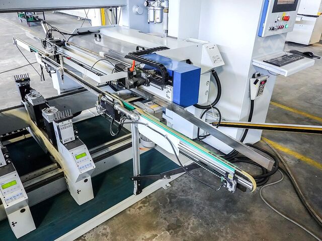 Multi-spindle drilling machine WEEKE BST 500 D