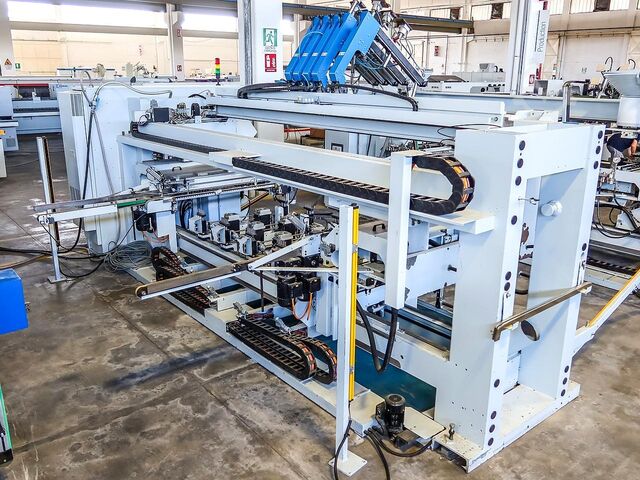 Multi-spindle drilling machine WEEKE BST 500 D