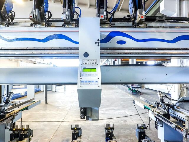 Multi-spindle drilling machine WEEKE BST 500 D