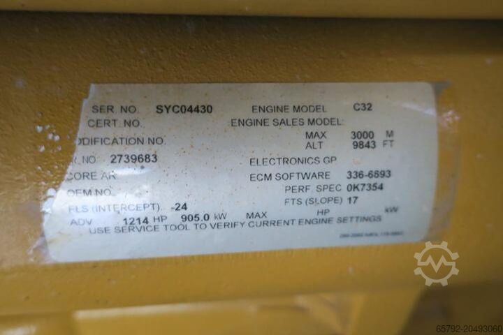 2009 Caterpillar C32 - 1000/1100 KVA Caterpillar C32