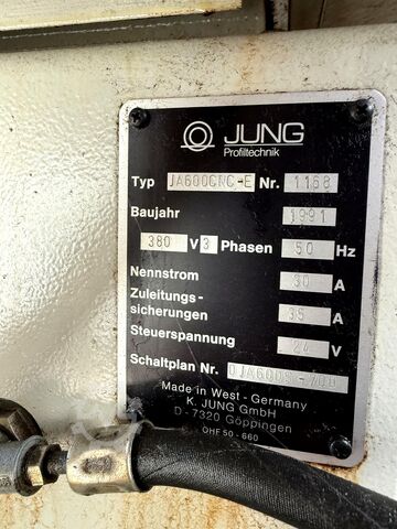 Flachschleifmaschine JUNG JA 600 CNC-E