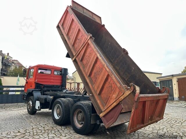 Tipper truck man 27.403 Silent 6x4 Dreiseitenkipper AHK