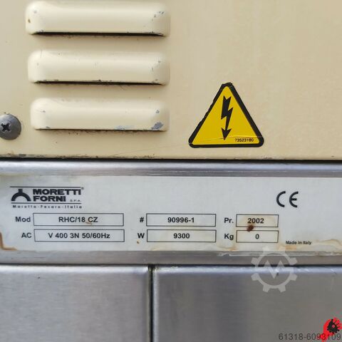 Pizza electric oven Moretti Forni Rialto, type RHC / 18 CZ