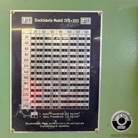 Furnierpresse Ott 300 K 2513