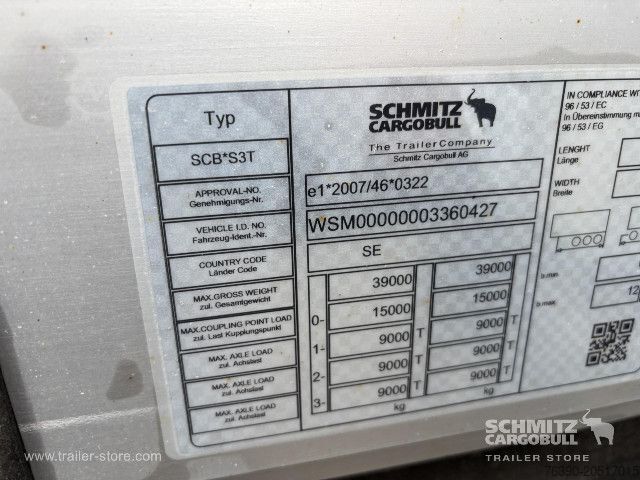 Auflieger mit Pritsche & Plane Schmitz Cargobull Semitrailer Curtainsider Standard
