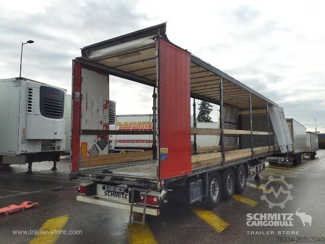 Auflieger mit Pritsche & Plane Schmitz Cargobull Semitrailer Curtainsider Standard