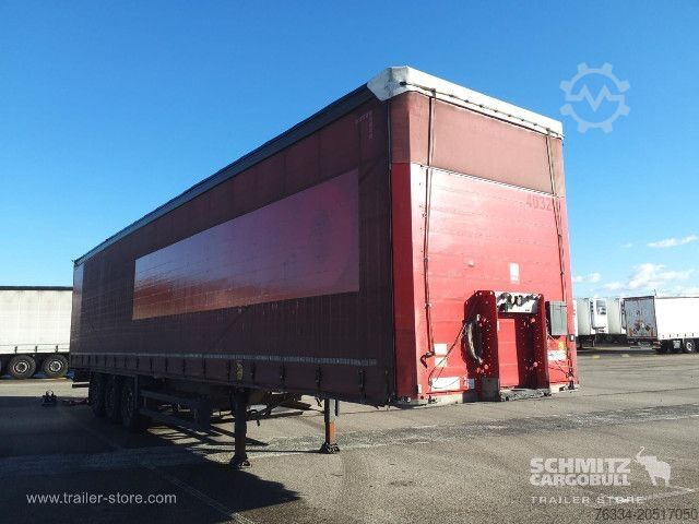 Auflieger mit Pritsche & Plane Schmitz Cargobull Semitrailer Curtainsider Standard