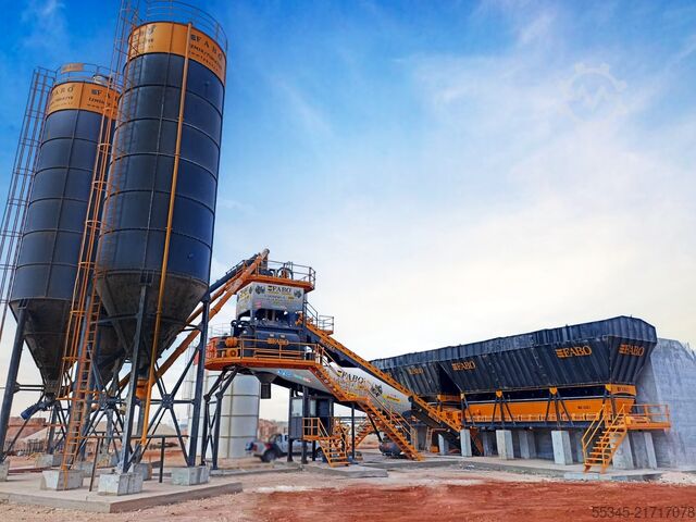 Concrete mixing plant / concrete plant FABO Concrete Batching Plant 180 m3 Compact Concrete Batching Plant