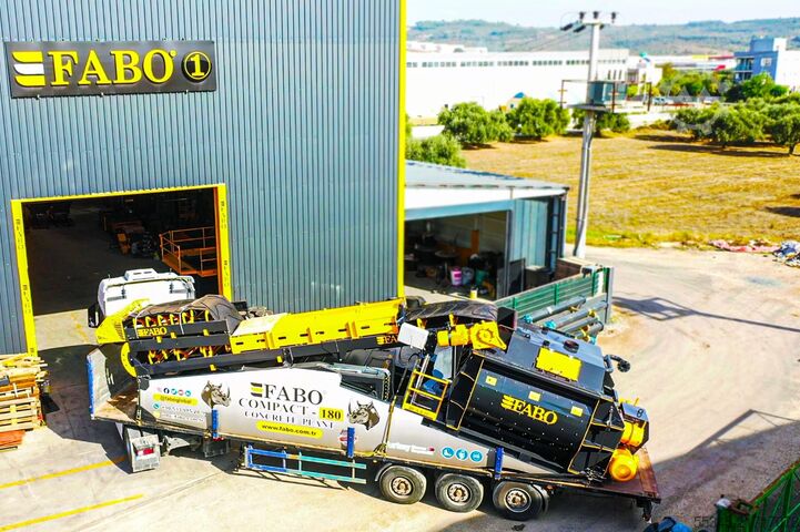 Concrete mixing plant / concrete plant FABO Concrete Batching Plant 180 m3 Compact Concrete Batching Plant