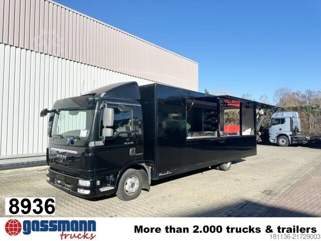 Transporter mit Koffer MAN TGL 8.220 4x2 BL, Verkaufsaufbau, NUR 15.800KM!