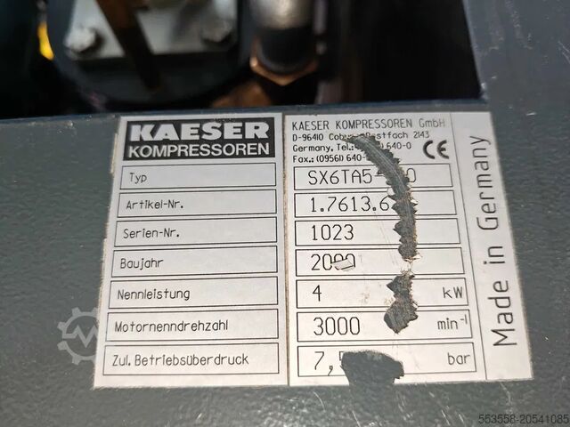 Schraubenkompressor Kaeser SX6