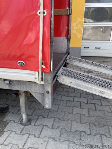 Anhänger mit Pritsche & Plane SARIS PS 1513 Hochlader Plane Auffahrschienen