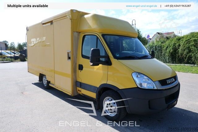Transporter mit Koffer iveco Daily 35 S11 C30C AUTOMATIK KAMERA MAXI Regale LUFT DURCHGANG