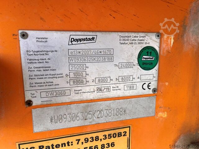 Single shaft shredder Doppstadt DW 3060-F