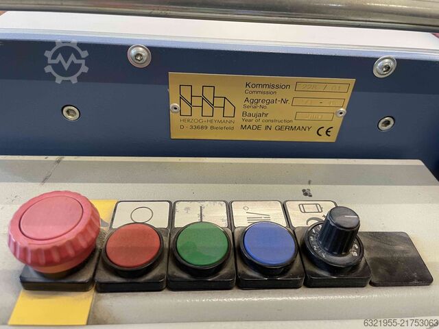 Ex works (machine remains at current location, no delivery included) Herzog Heymann 228 /01