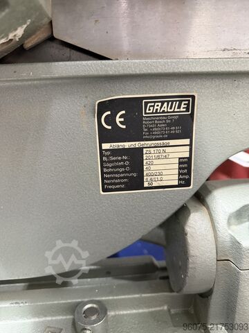 Miter and shifting device for aluminum and wood GRAULE ZS 170 N