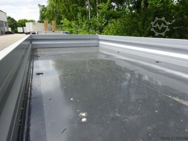 Tipper trailer Möslein TTD11 weiß  neuer Tandem 3- Seitenkipper Tieflader-- Neufahrzeug --